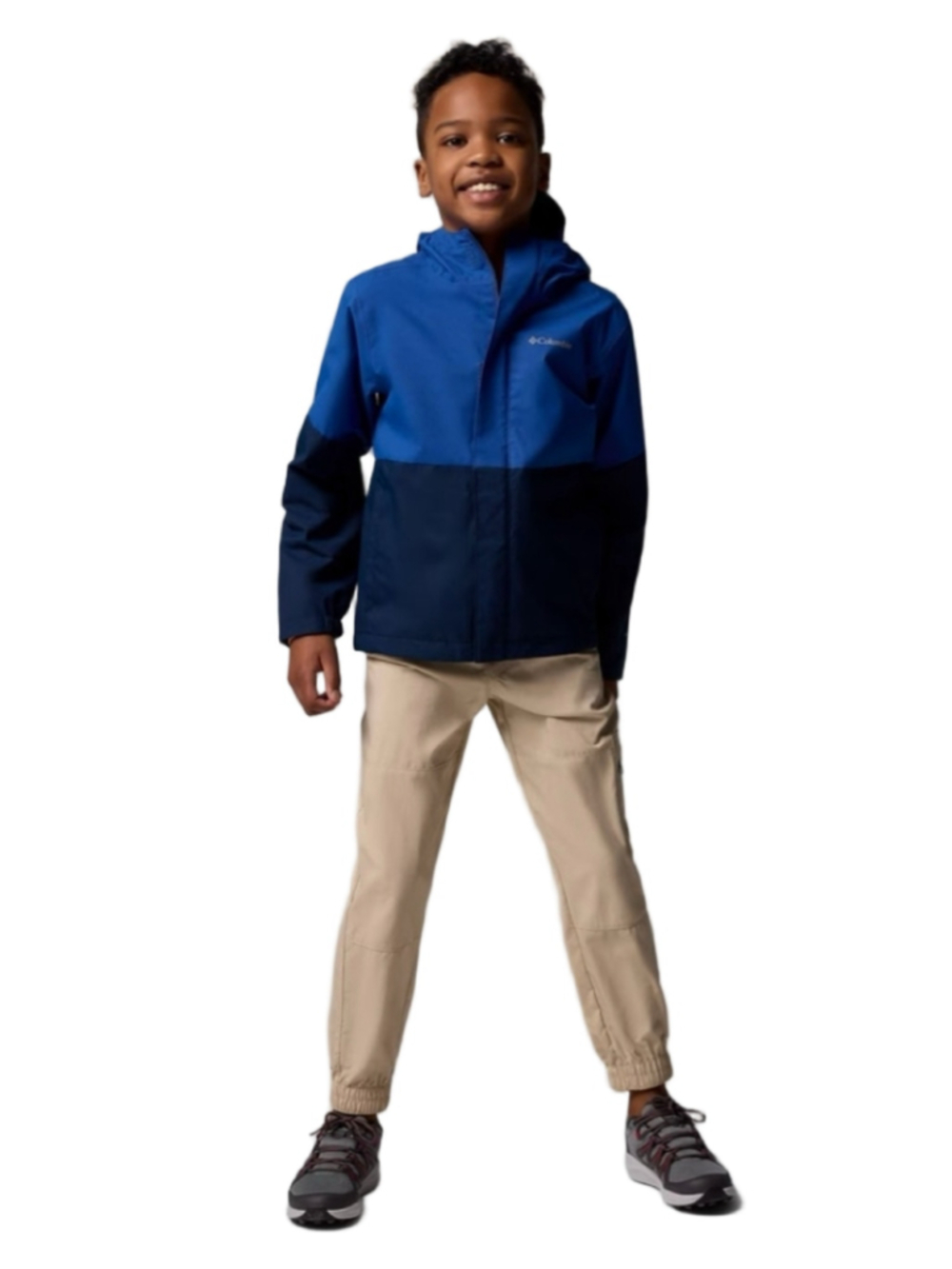 Columbia Boys Hikebound II Omni-Tech Waterproof Jacket Blue XL 18 NWT